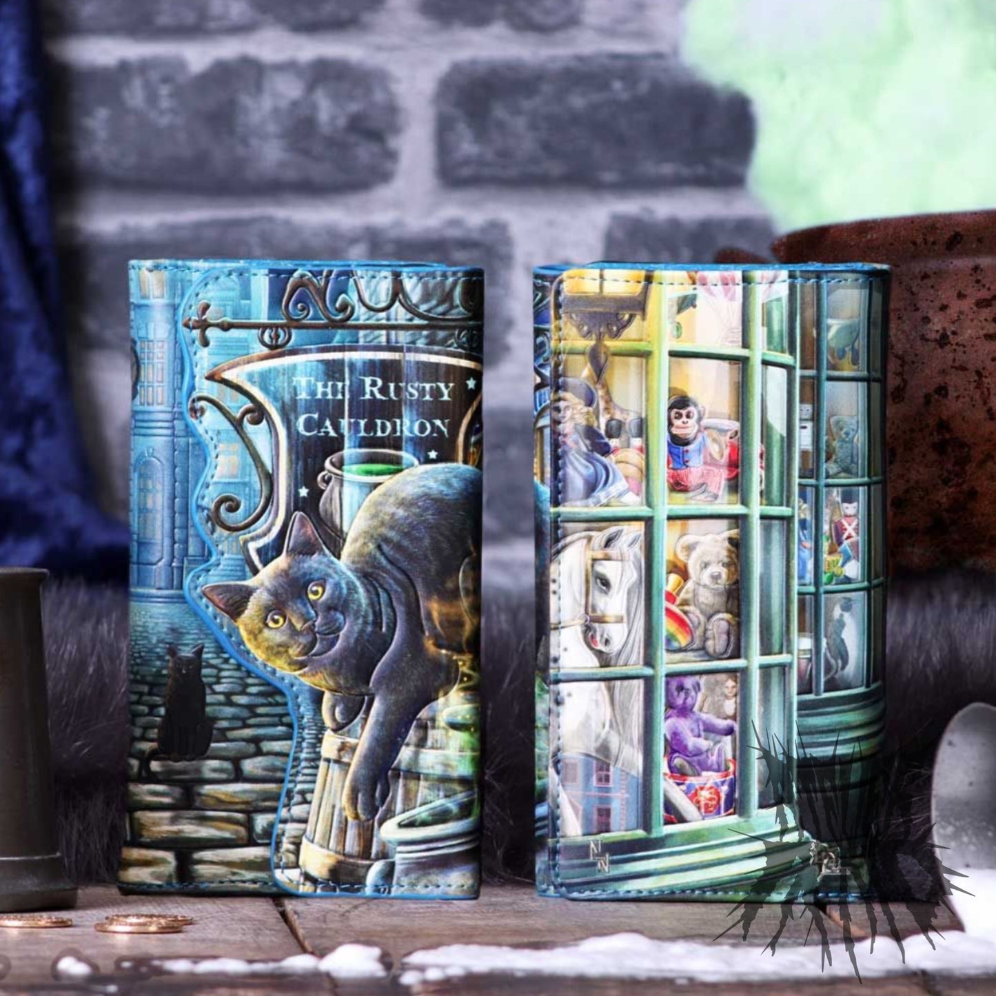 Rusty Cauldron Embossed Purse 18.5cm