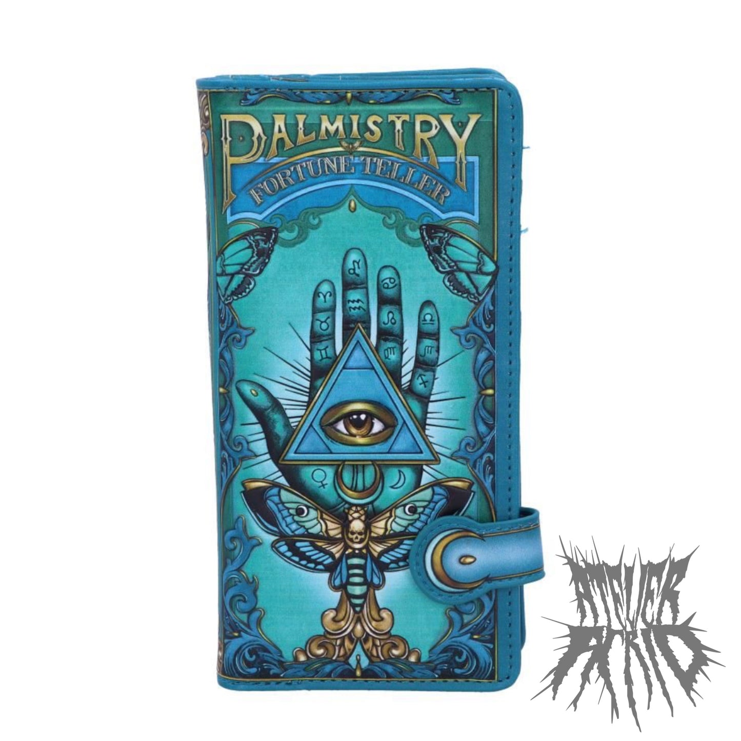 Palmistry Embossed Purse 18.5cm