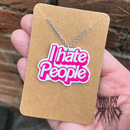 The I Hate People Necklace