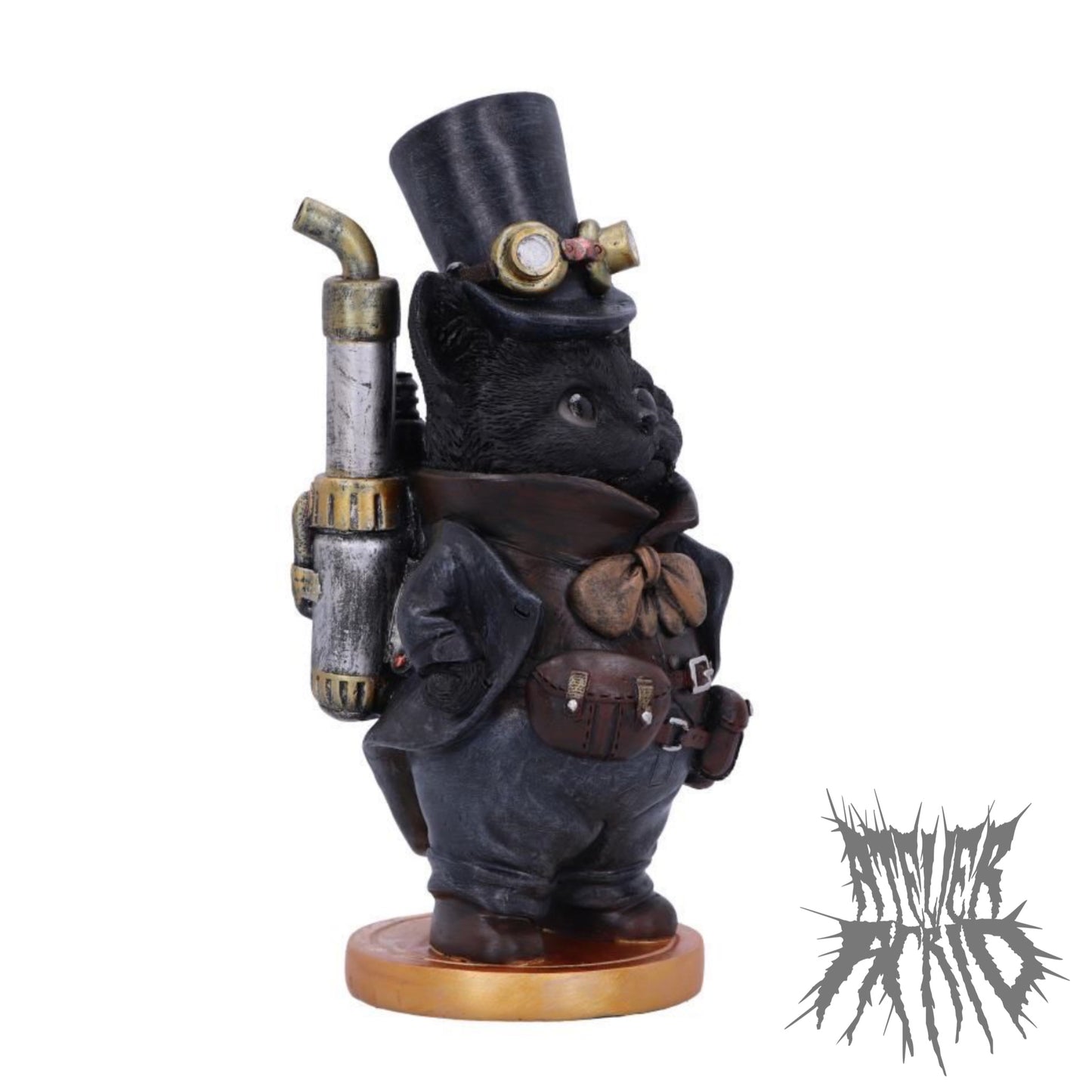 Steamsmith's Cat 19.5cm - Steampunk Cat Figurine