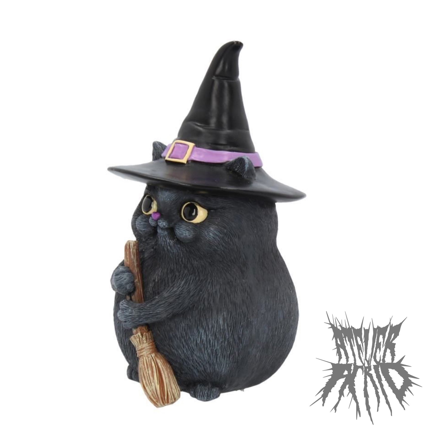 Lucky Black Cat 12cm - Snapcat Cute Cat Figurine