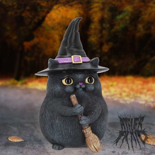 Lucky Black Cat 12cm - Snapcat Cute Cat Figurine