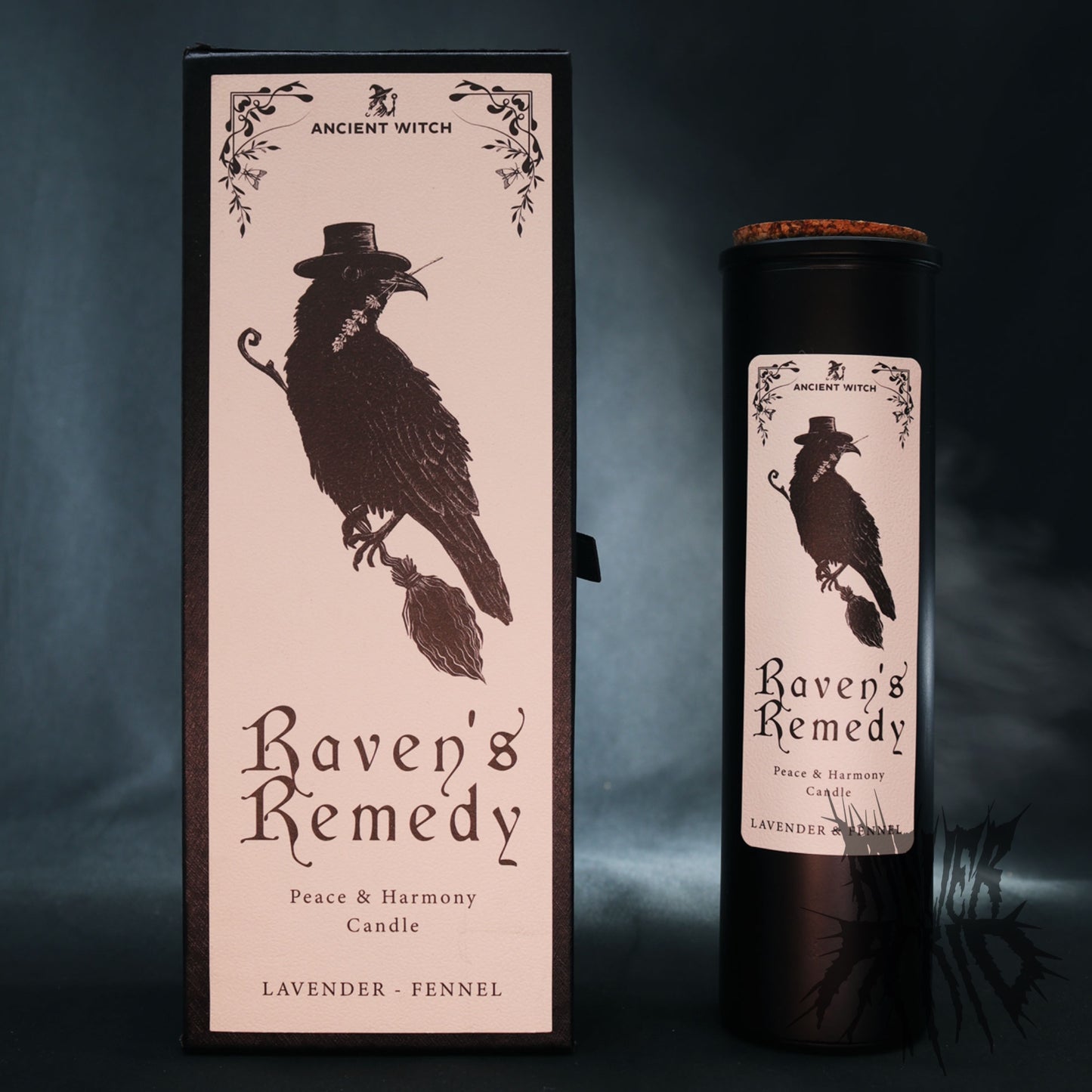 Raven’s Remedy Ancient Witch Ritual Candle - Gift Boxed Spell Candle with Ritual Card