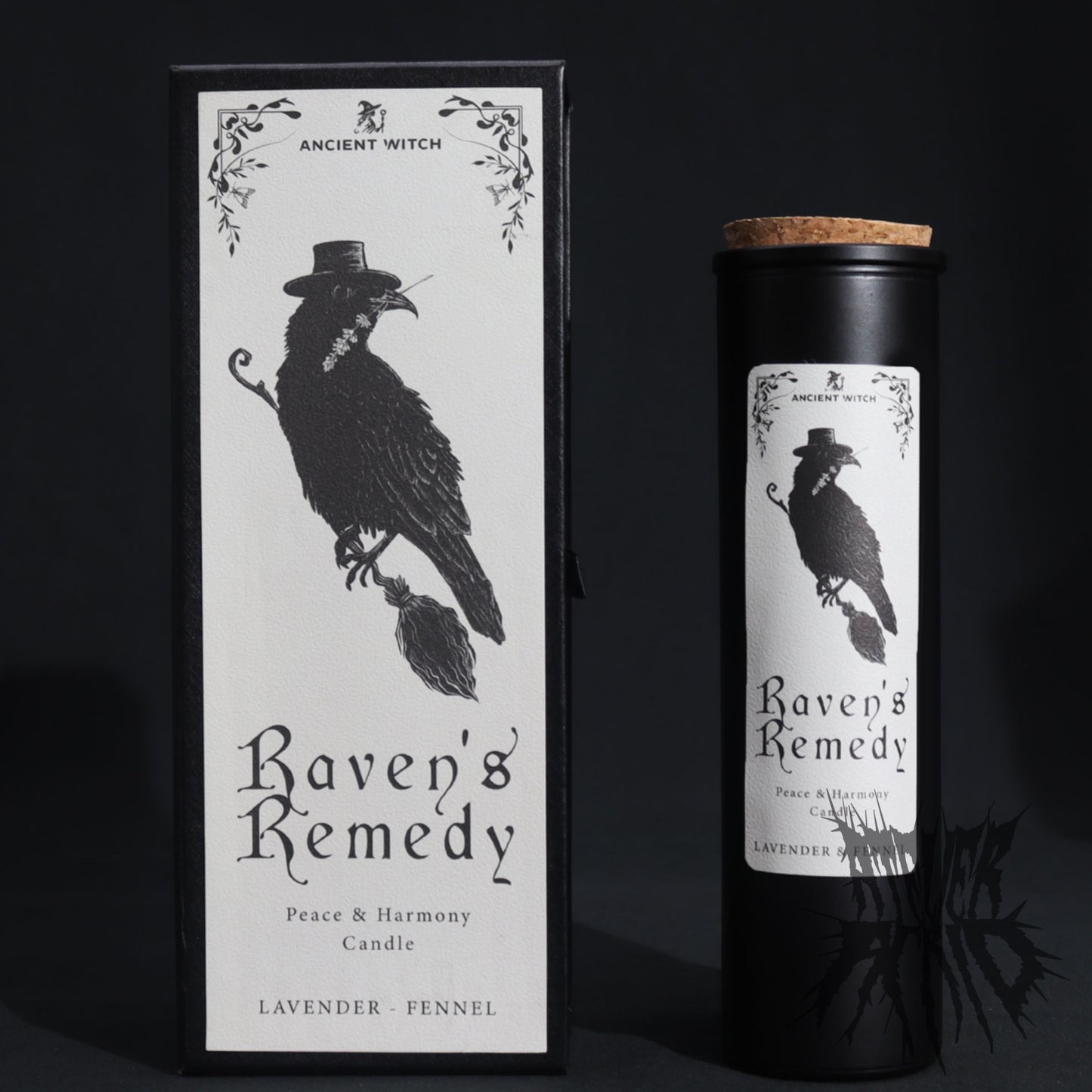Raven’s Remedy Ancient Witch Ritual Candle - Gift Boxed Spell Candle with Ritual Card