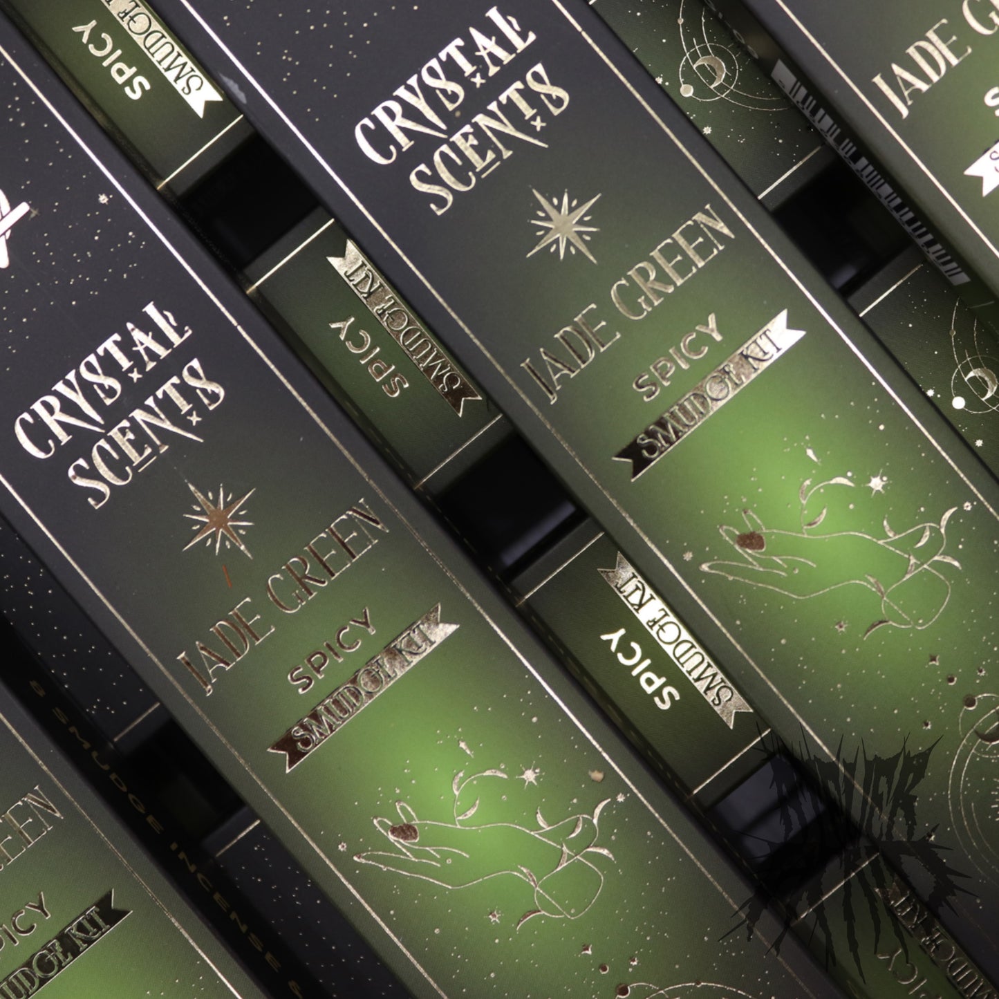 Jade Crystal Scents Smudge Incense - Black Pepper & Spice