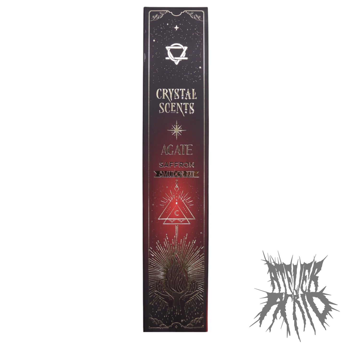 Red Agate Crystal Scents Smudge Incense - Saffron