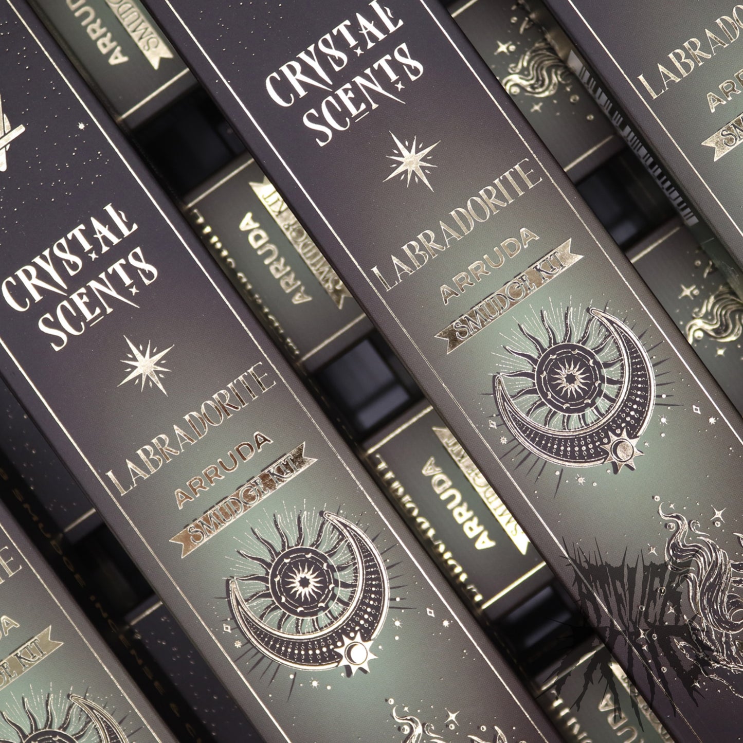 Pyrite Crystal Scents Smudge Incense - Cinnamon