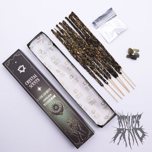 Pyrite Crystal Scents Smudge Incense - Cinnamon