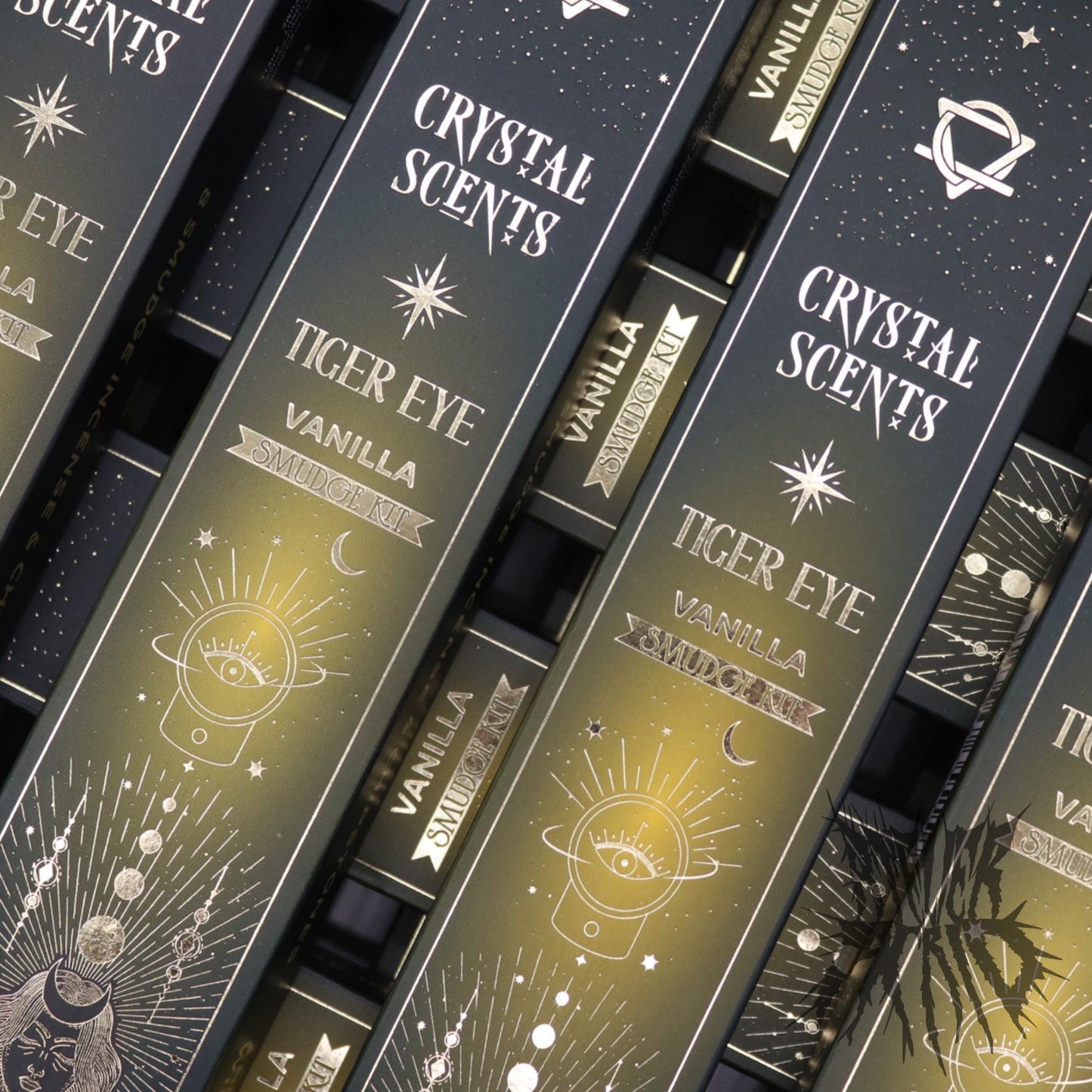 Tiger Eye Crystal Scents Smudge Incense - Vanilla