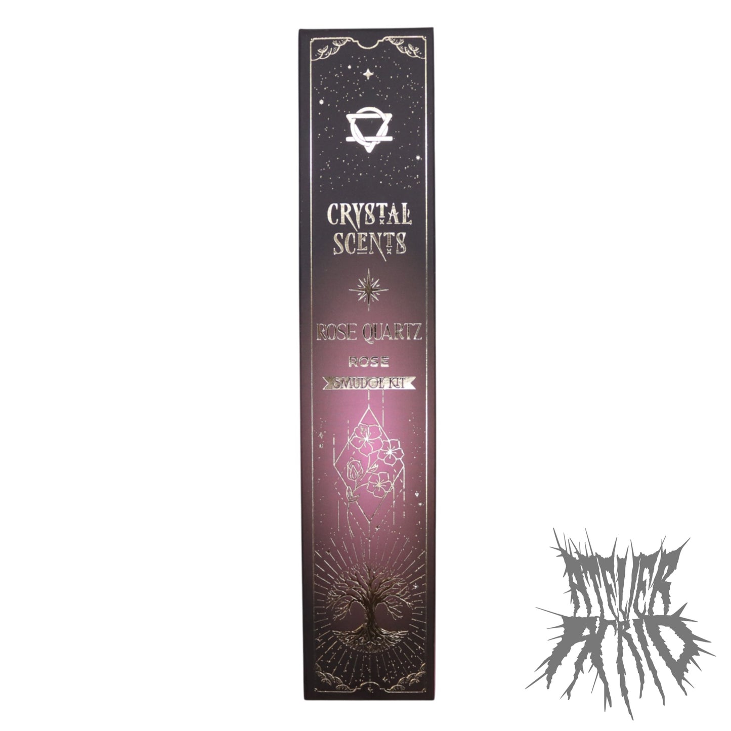 Rose Quartz Crystal Scents Smudge Incense - Rose