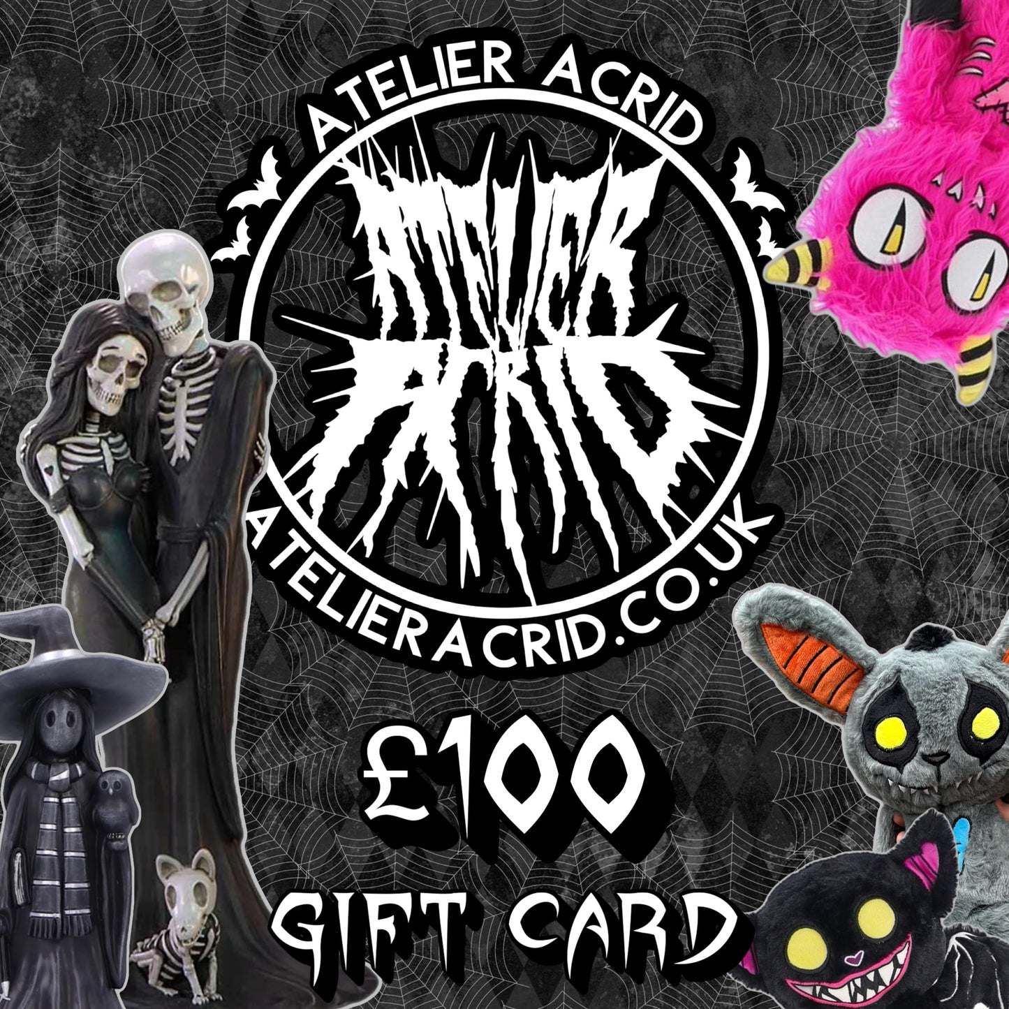 Atelier Acrid Gift Card - Gothic Jewellery, Gifts and Accessories Gift Card