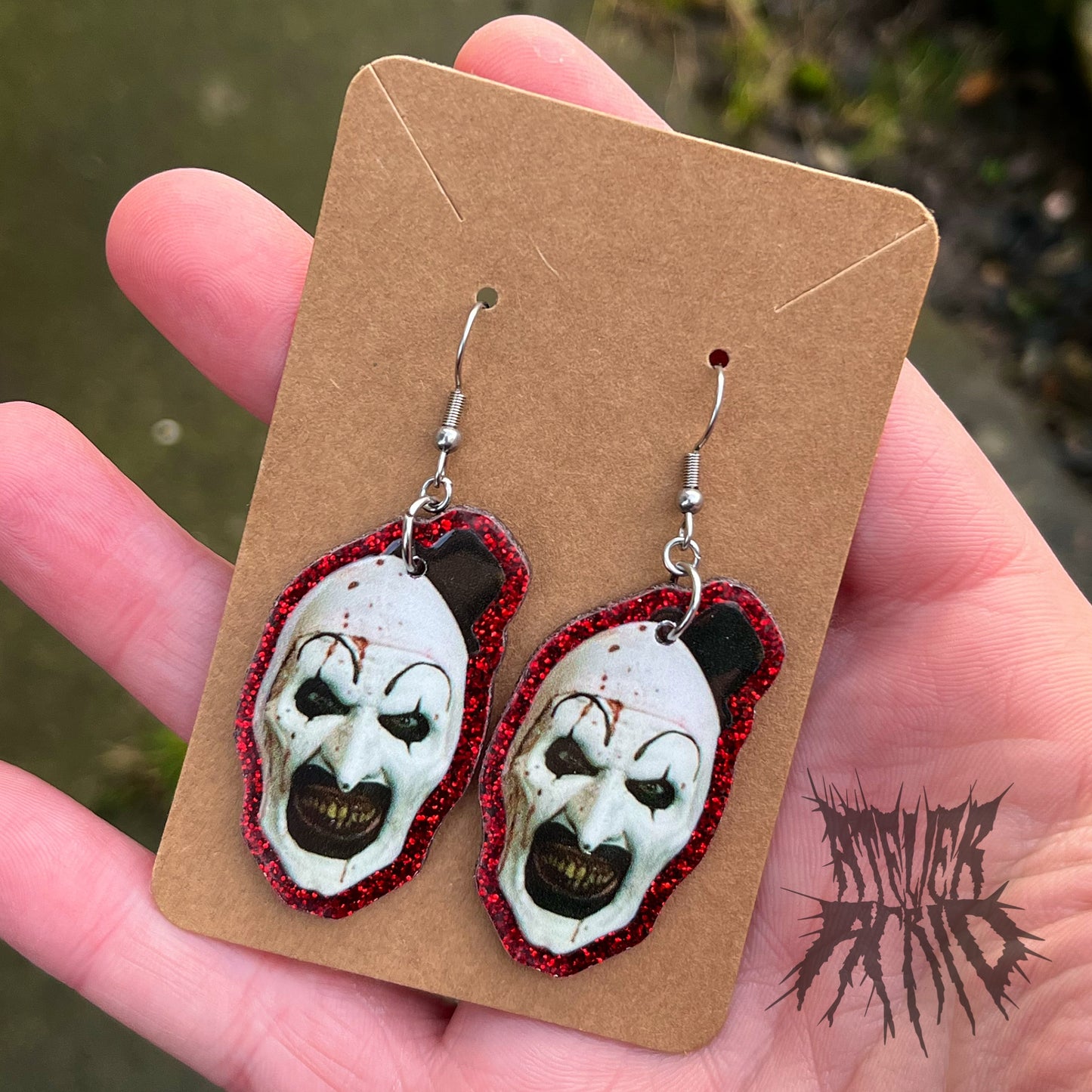 The Terrifier Glitter Earrings