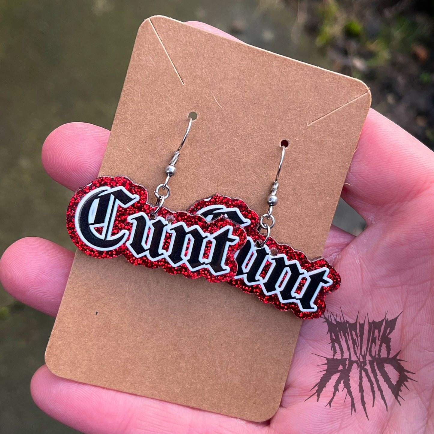 The Cu*t Glitter Earrings