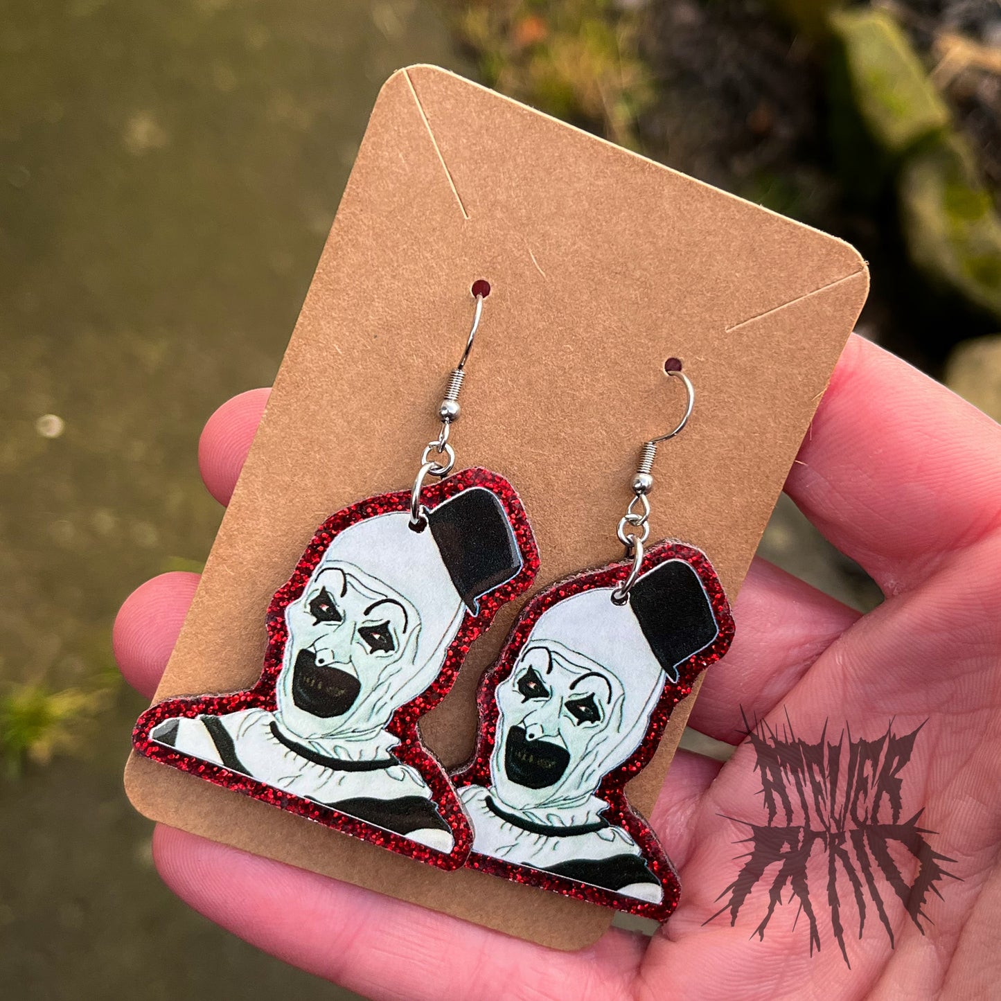 The Terrifier 3 Glitter Earrings