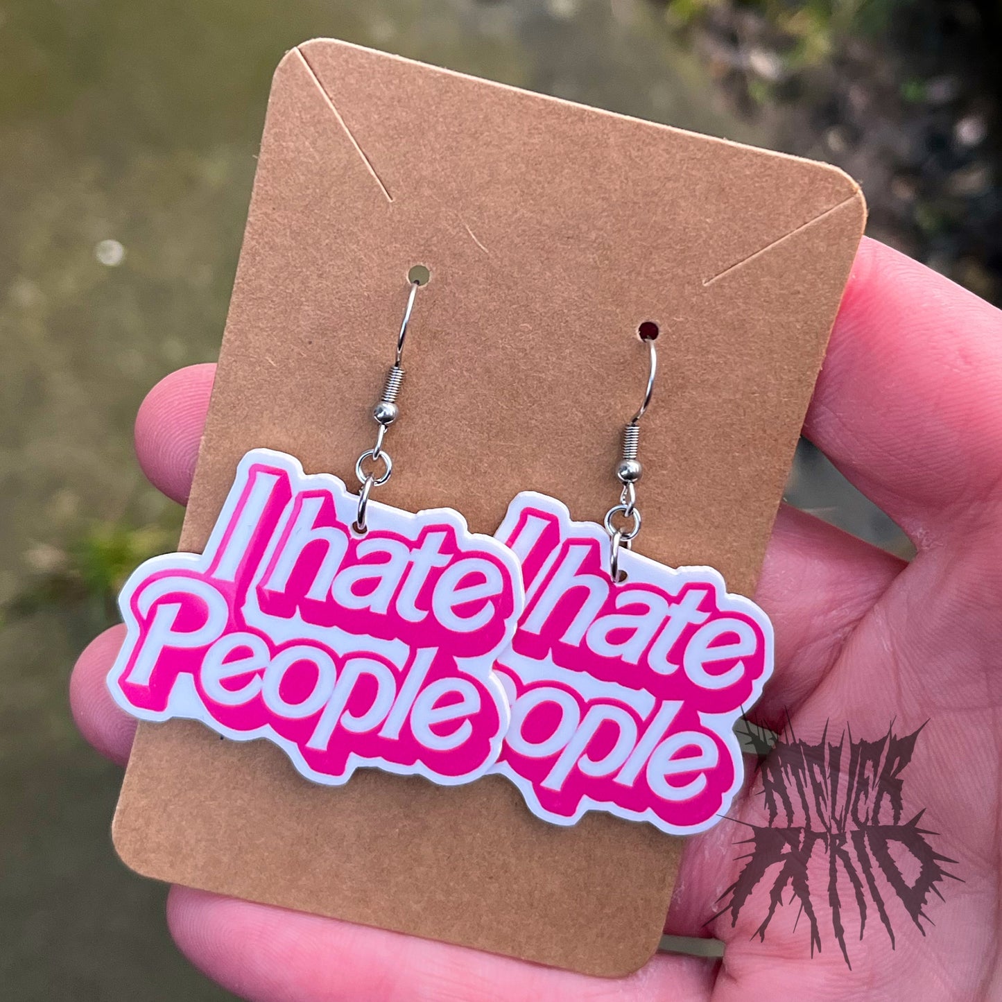 The I Hate People Earrings