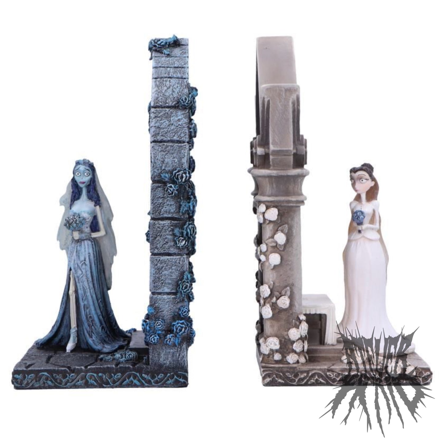 Corpse Bride Emily and Victoria Bookends 19cm