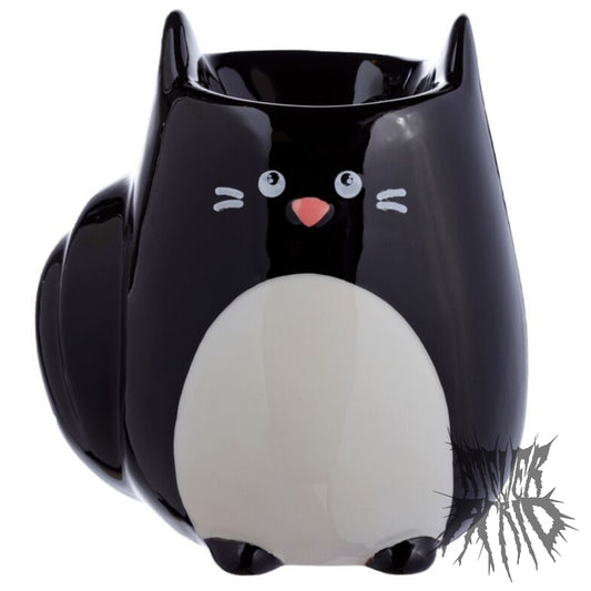 Witches Familiar Cat Shaped Ceramic Oil Burner