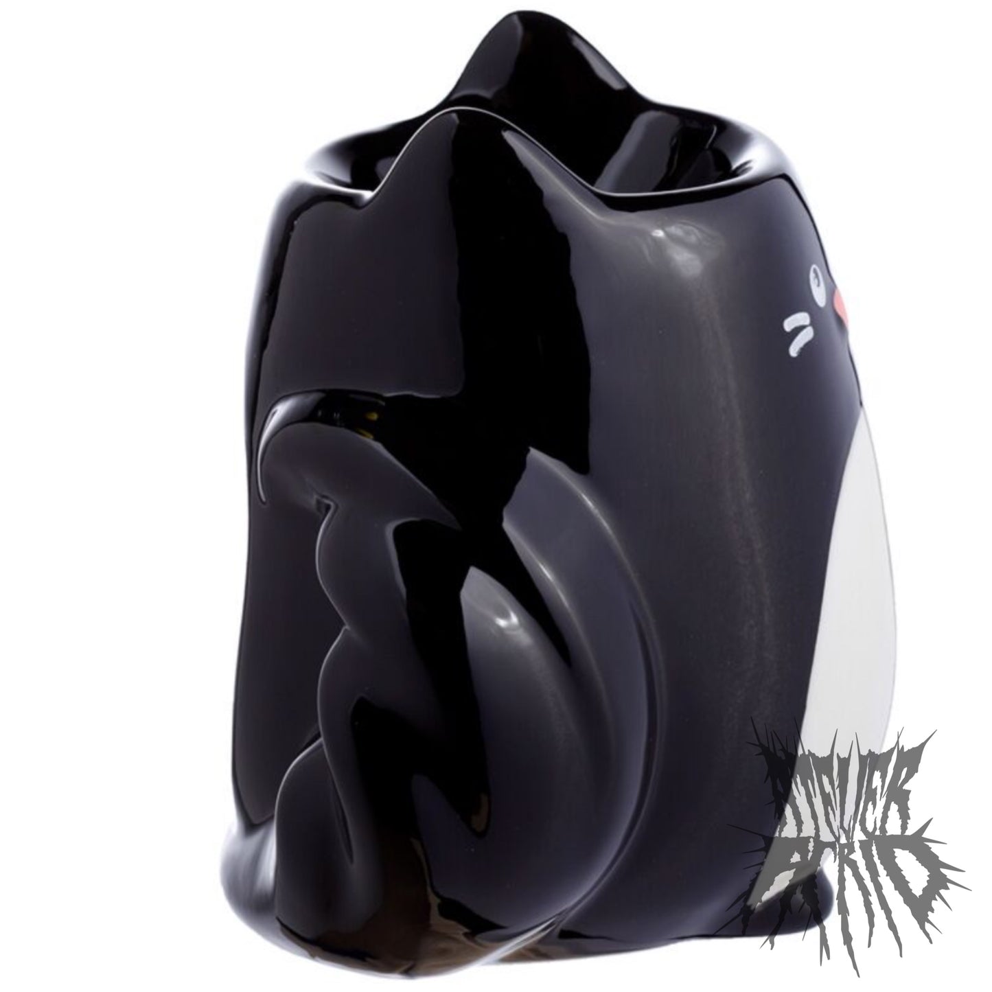 Witches Familiar Cat Shaped Ceramic Oil Burner