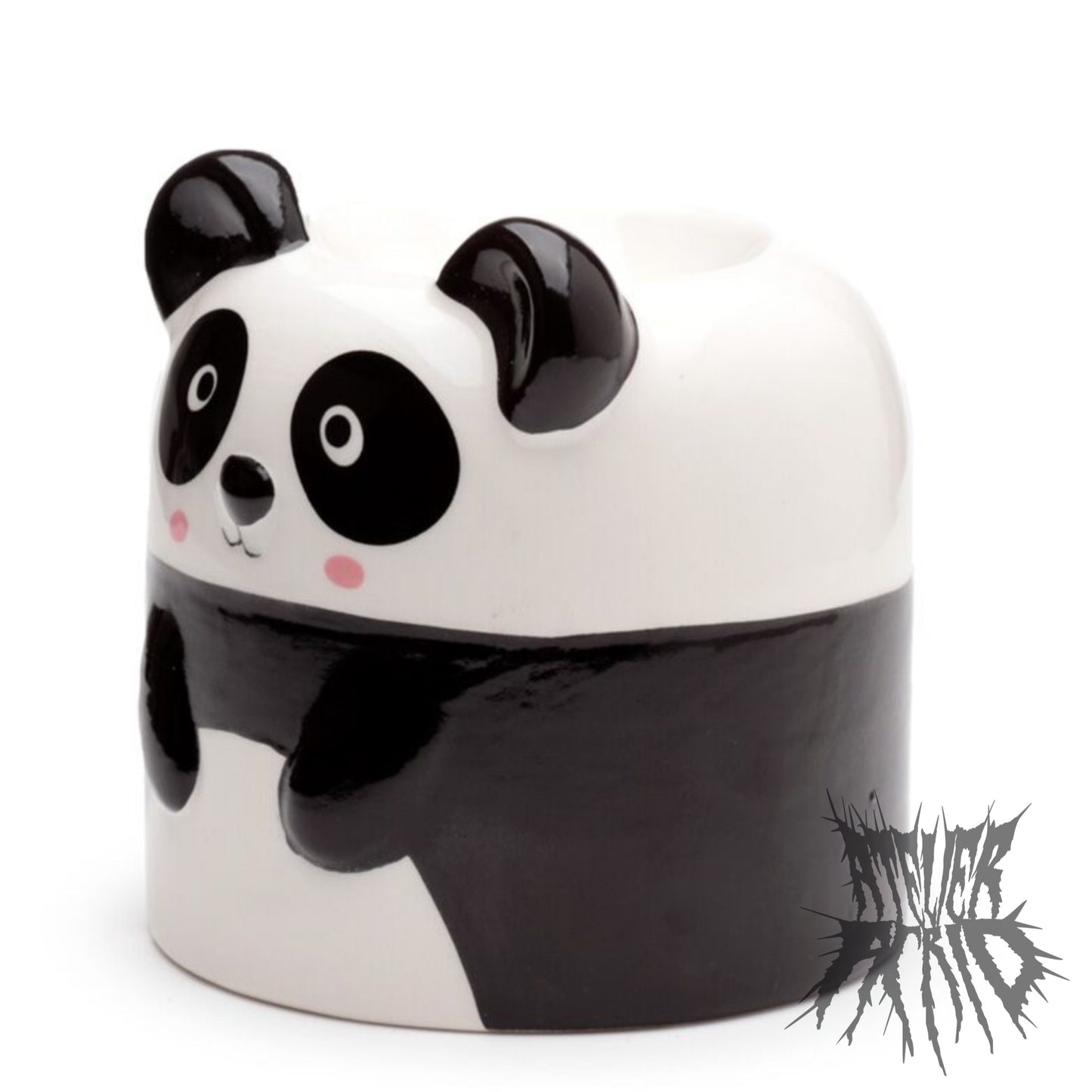 Pandarama Shaped Ceramic Oil Burner - Cute Wax Warmer