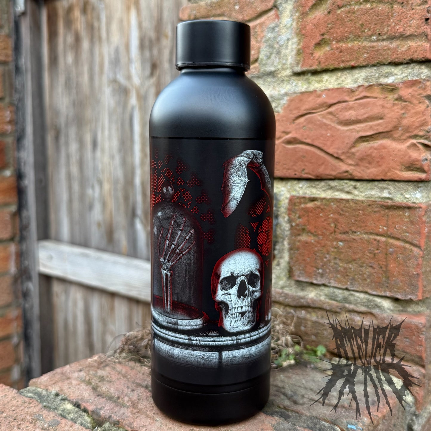 Gothica Hot & Cold Drinks Bottle 530ml - Gothic Drinks Flask