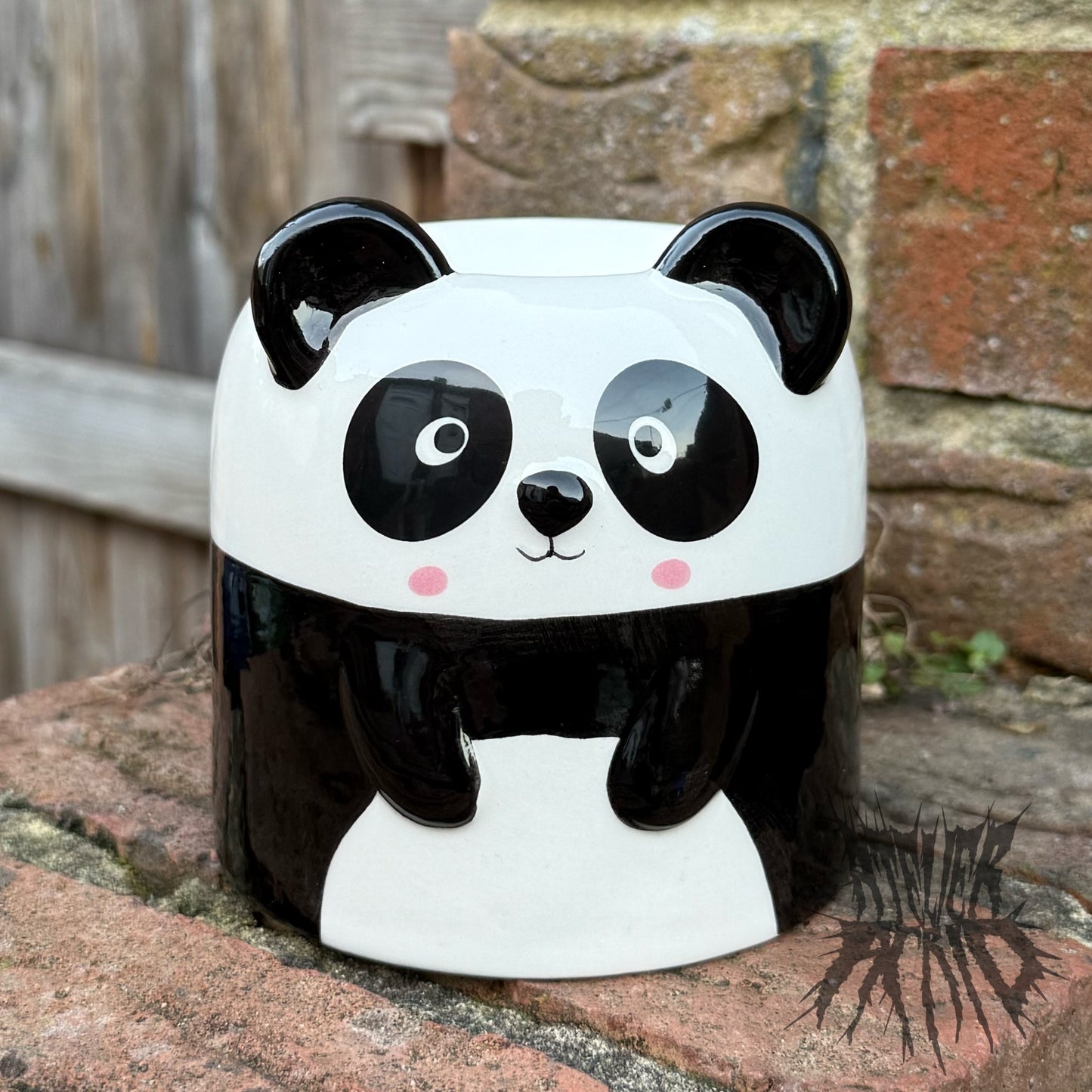 Pandarama Shaped Ceramic Oil Burner - Cute Wax Warmer
