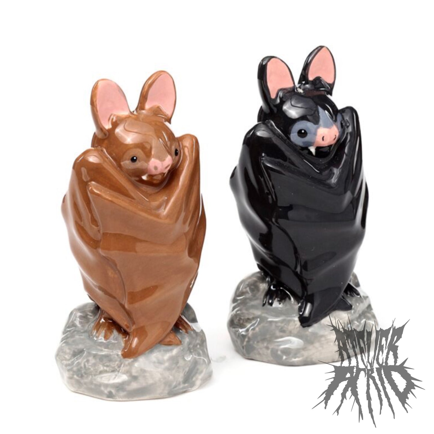 Ceramic Bat Salt & Pepper Set - Gothic Salt and pepper shakers