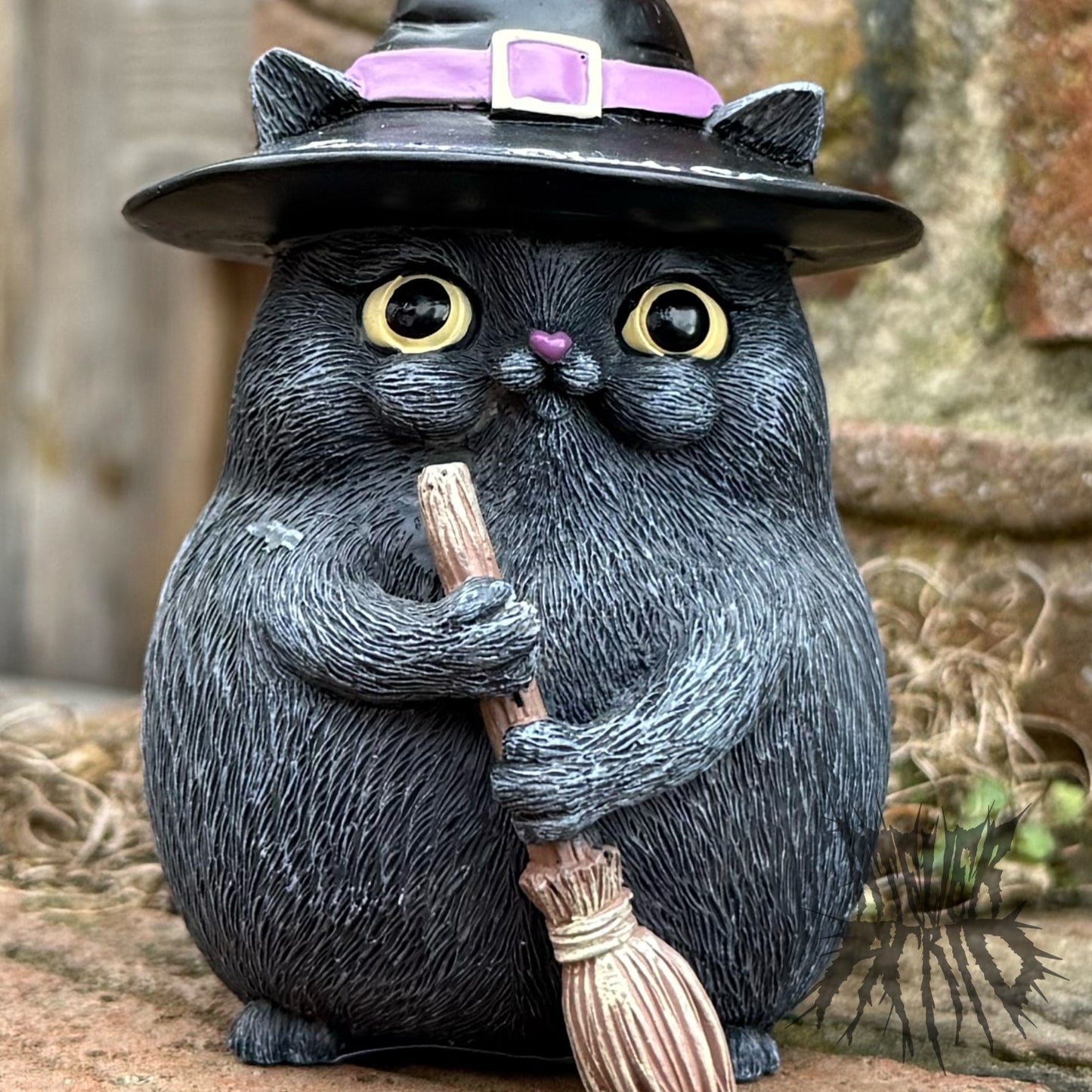 Lucky Black Cat 12cm - Snapcat Cute Cat Figurine