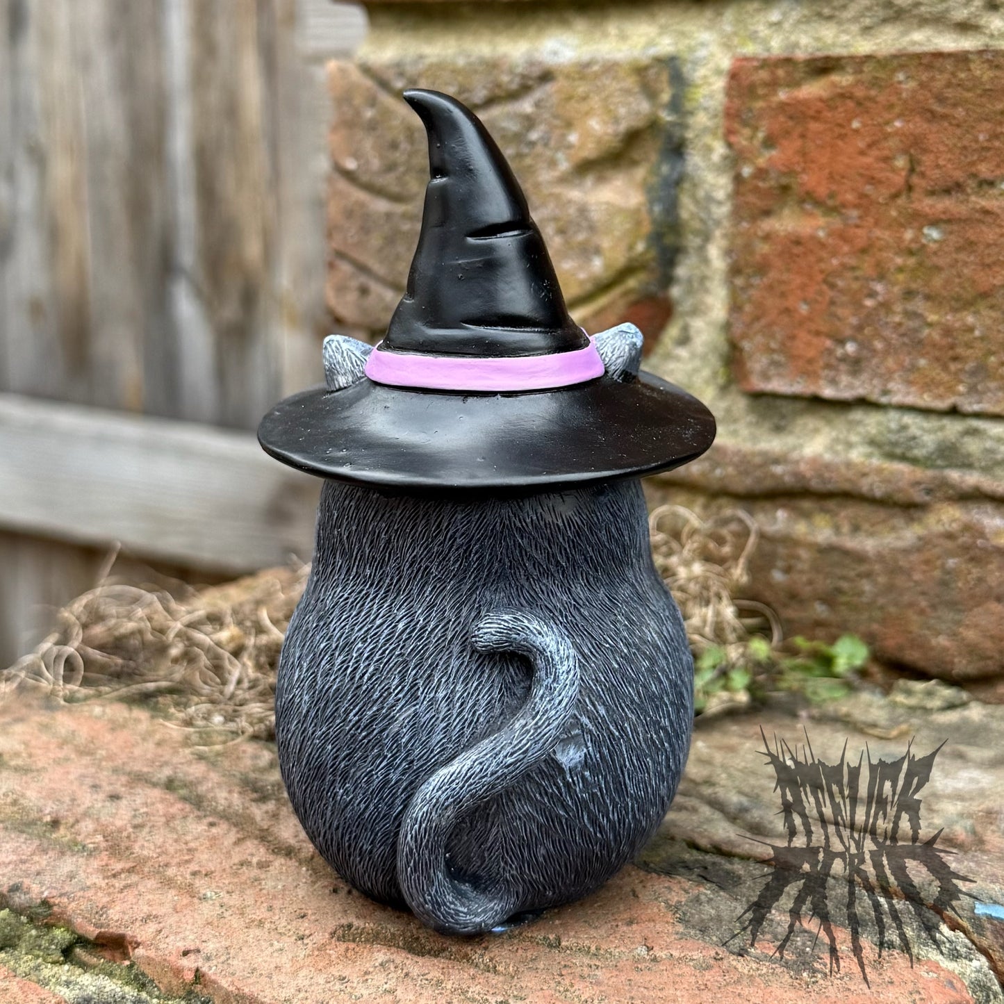 Lucky Black Cat 12cm - Snapcat Cute Cat Figurine