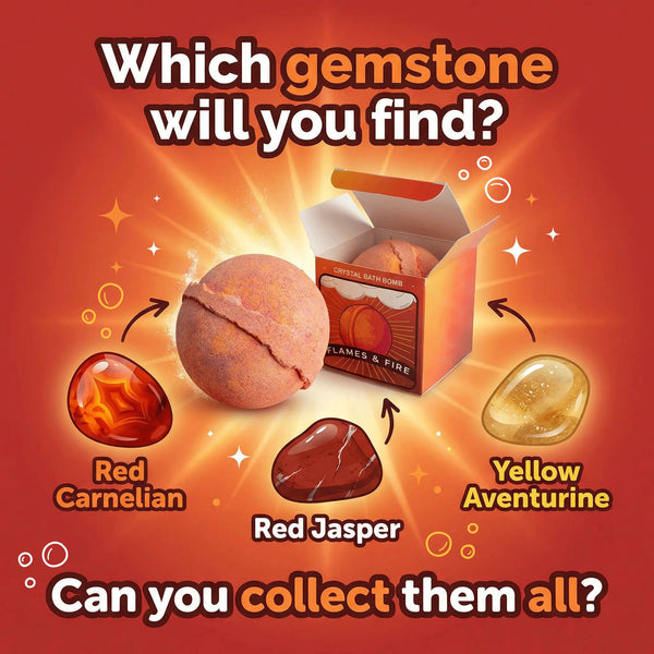 Elemental Crystal Bath Bomb - Fire