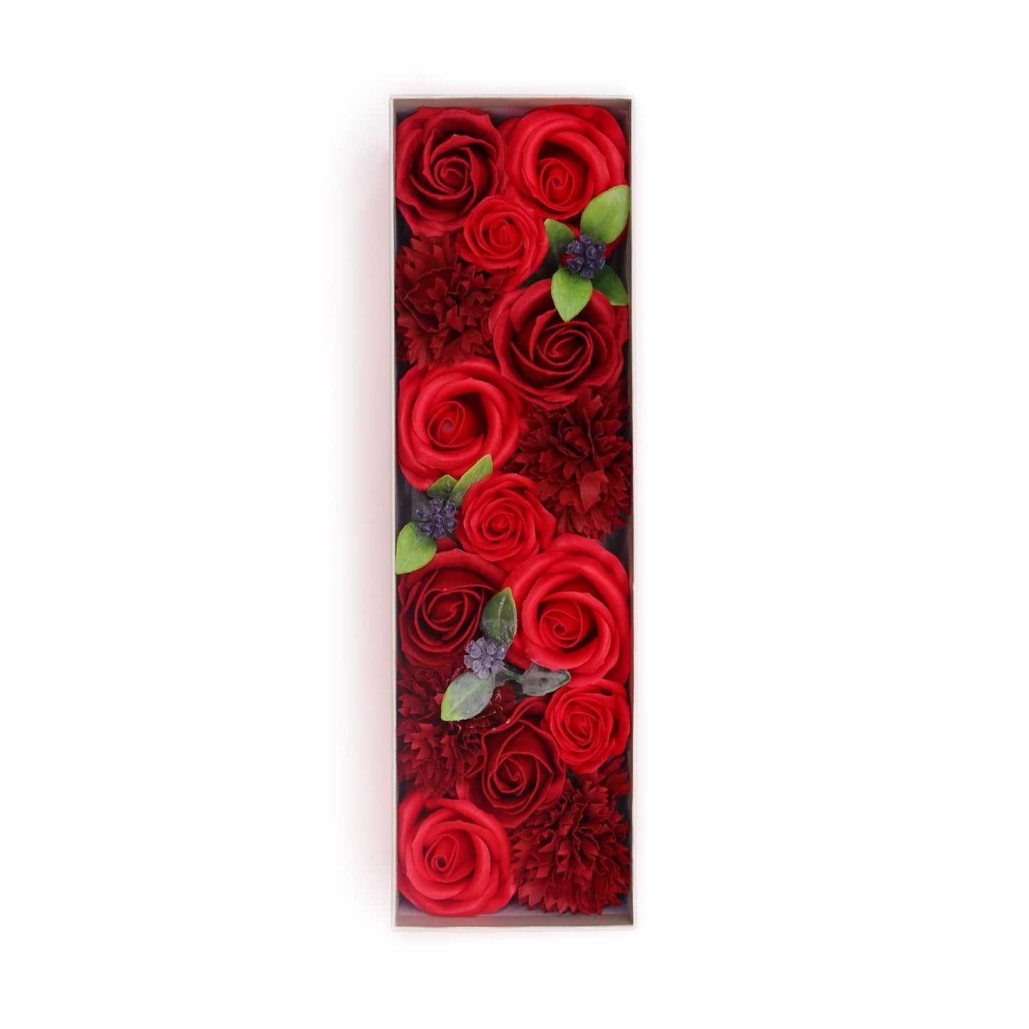 Long Box - Classic Red Roses - Gothic Red Roses - Soap Roses
