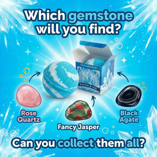 Elemental Crystal Bath Bomb - Water