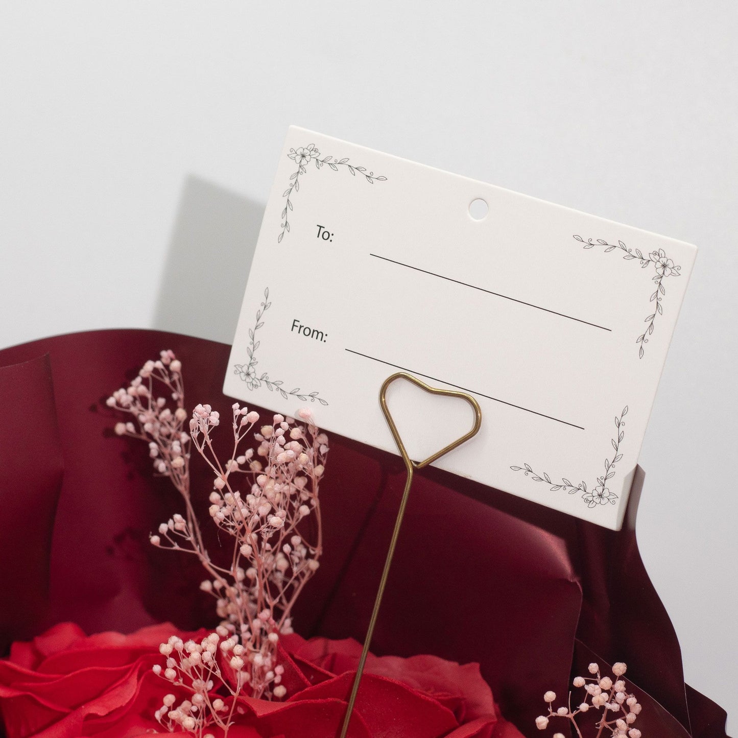 Large Red Rose Bouquet. Love is Eternal Bouquet with Gift Card