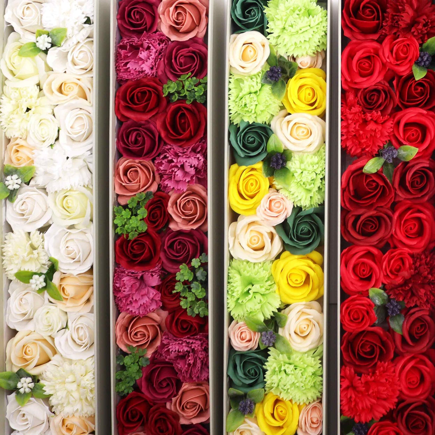 Extra Long - Classic Red Roses - Gothic Valentines Gift - Soap Roses