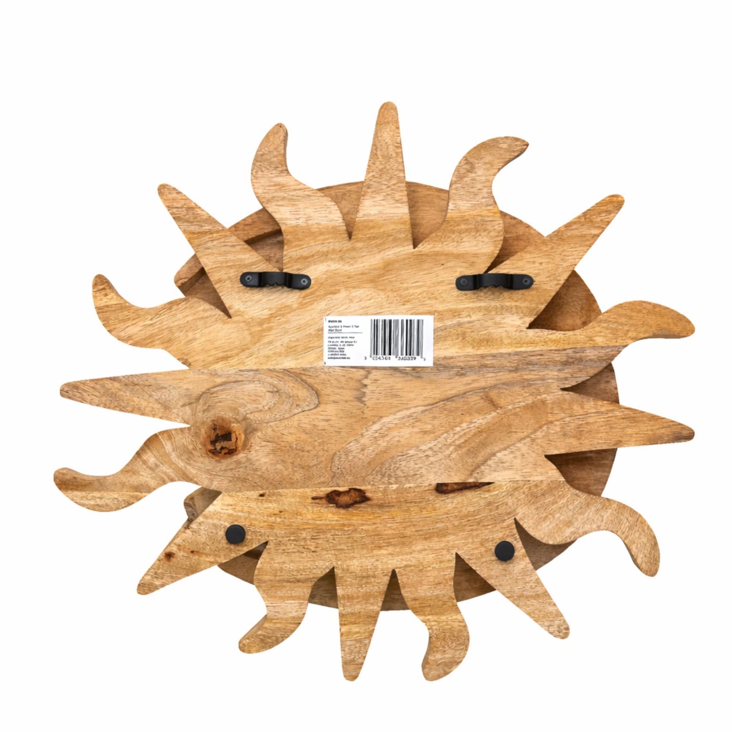 Sunrays & Moon 3 Tier Wall Shelf