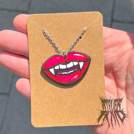 The Fanged Necklace- Vampire fang necklace