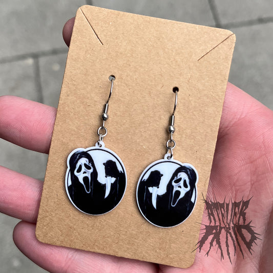 The Sequel Earrings- Ghostface earrings