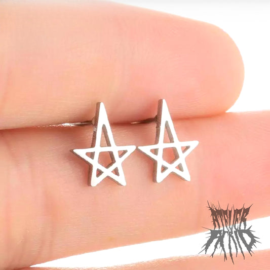 The Pentagram Studs -06