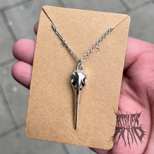 The Malphas Necklace- Bird skull Necklace