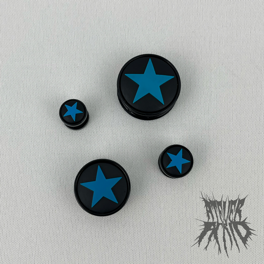 The Baphomet Plugs - Blue