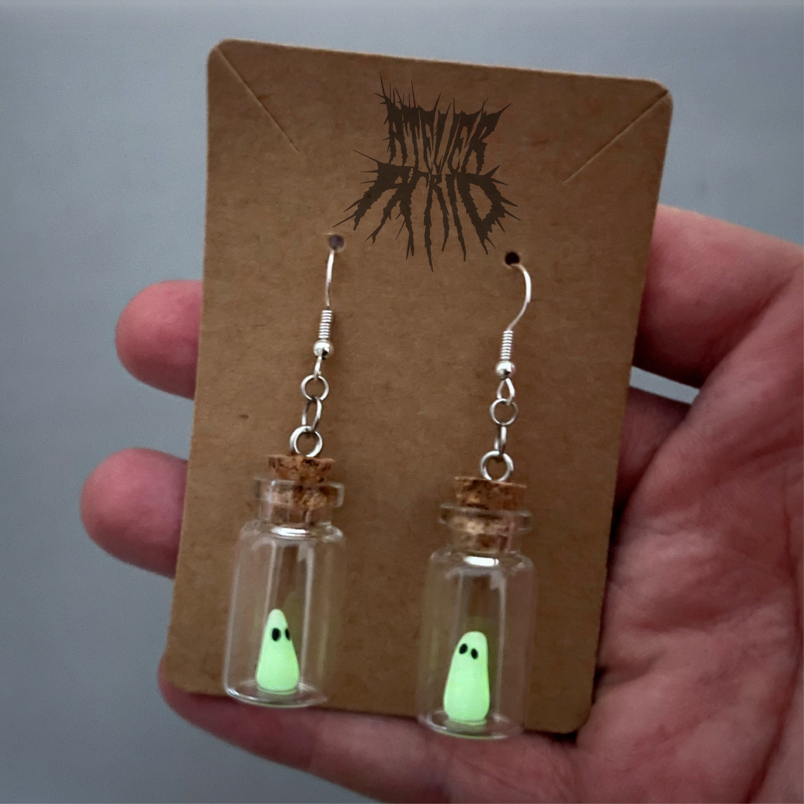 Cute ghost online earrings