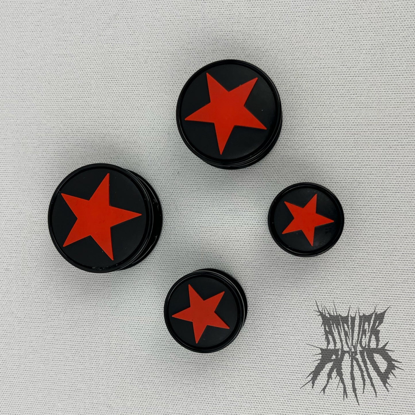 The Baphomet Plugs - Red