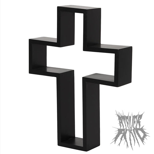 The Crucifix Shelves- crucifix gothic wall shelves