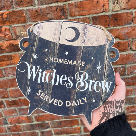 The Witches Brew Wall Sign