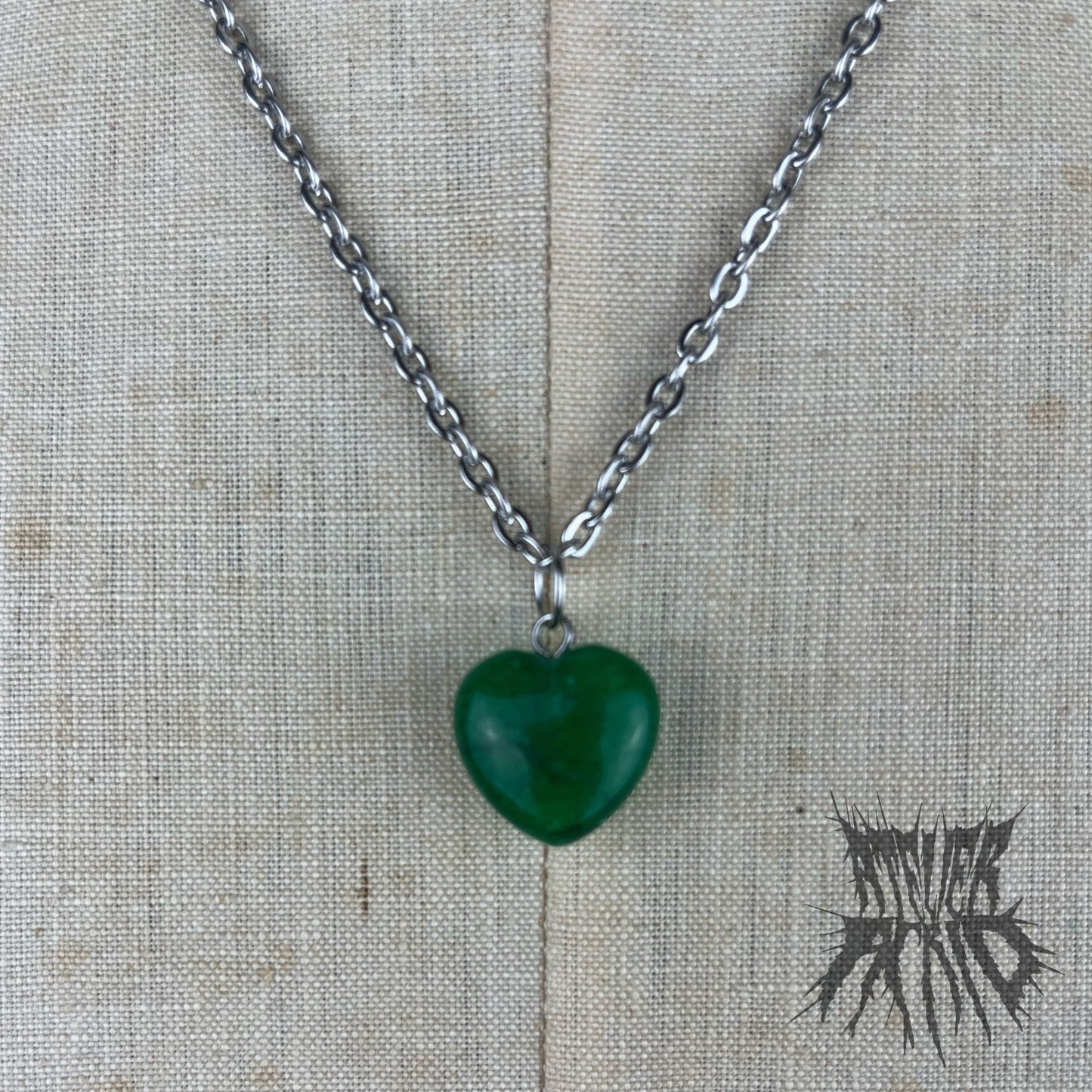 The Aventurine Heart Necklace