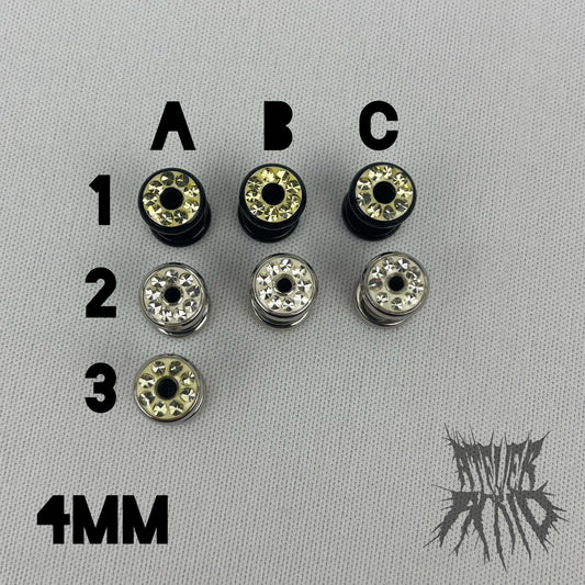 4mm Misc Surgical Steel Tunnels and Plugs