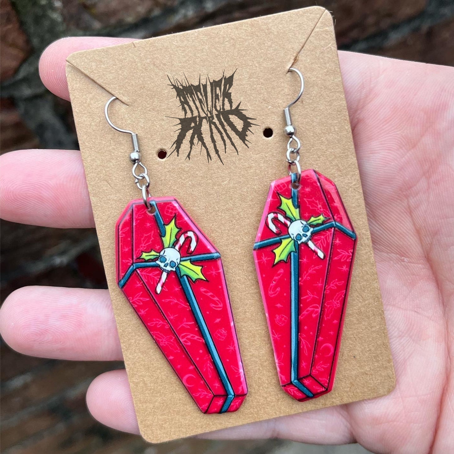 The Christmas Casket Earrings