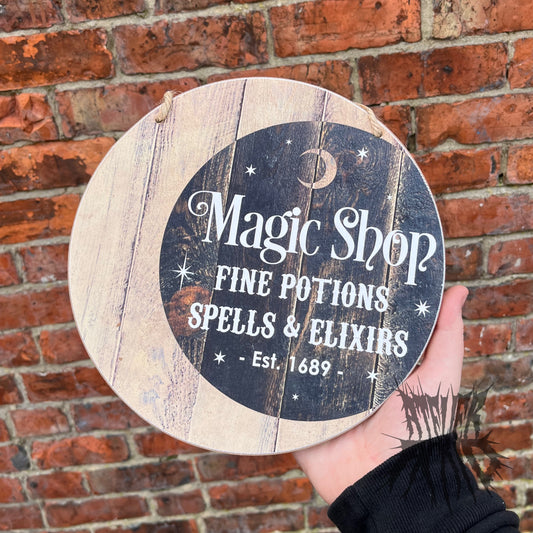 The Magic Shop Sign