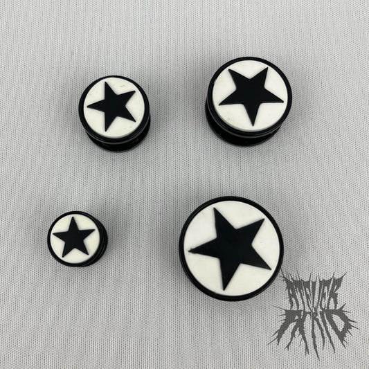 The Baphomet Plugs - White