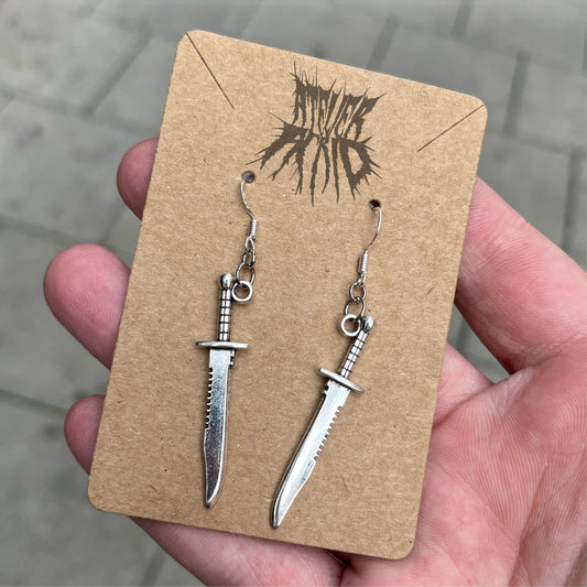 The Blade Earrings- knife Earrings